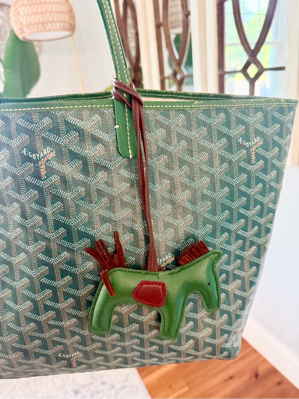 👜 Authentic Goyard Saint Louis PM Tote - Green - Picture 2 of 16